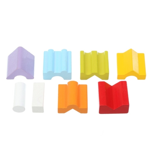 Zestaw kolorowych klocków