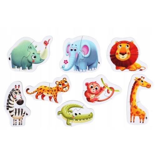 Zestaw Puzzli Zwierzęta Afrykańskie