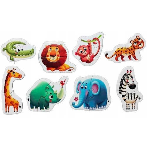 Zestaw Puzzli Zwierzęta Afrykańskie