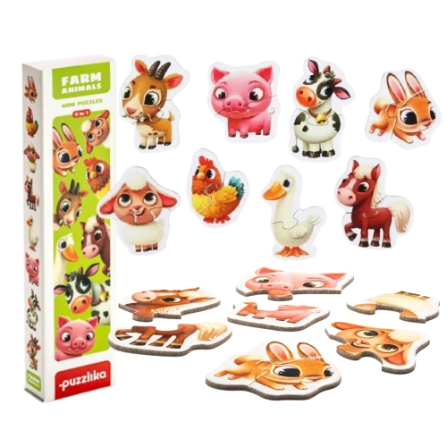 Zestaw Puzzli Zwierzęta Wiejskie