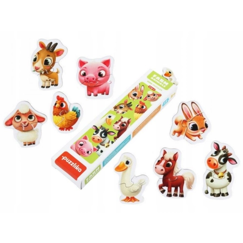 Zestaw Puzzli Zwierzęta Wiejskie