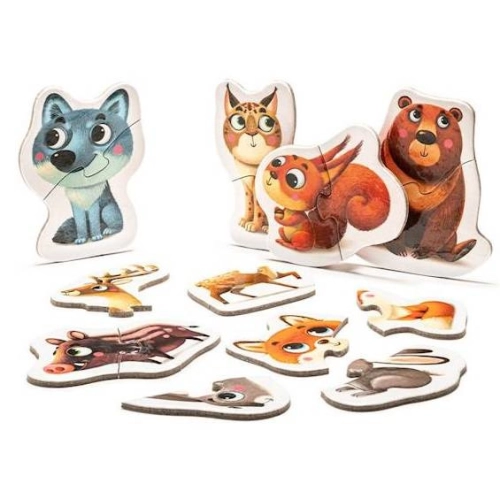 Zestaw Puzzli Zwierzęta Górskie