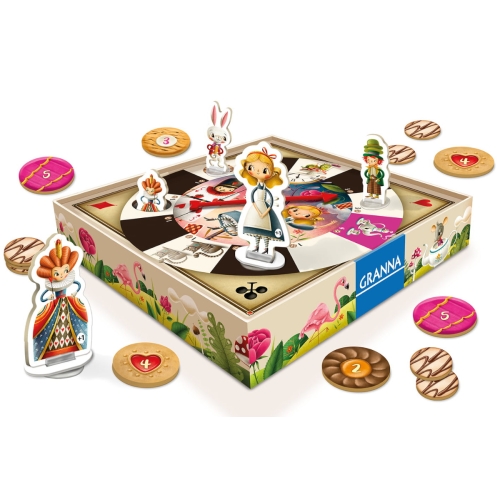 Gra Rodzinna Planszowa Alicja w Krainie Czarów GRANNA 00457