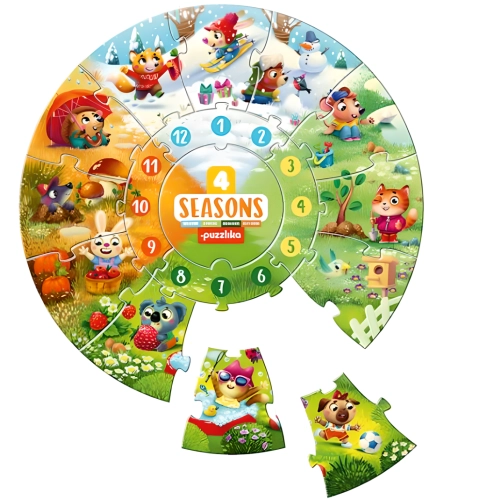 Puzzle Puzzlika 4 Pory Roku