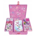 Pamiętnik z akcesoriami w pudełku w motylki