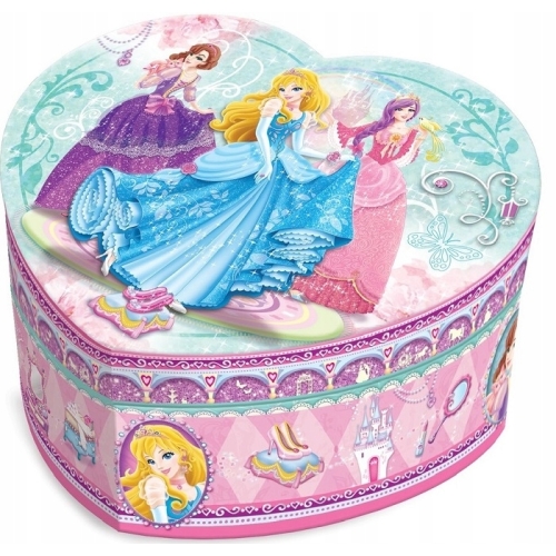 Szkatułka z pozytywką w kształcie serca