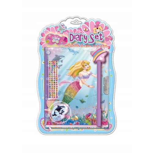 Pamiętnik zamykany z długopisem Syrenka