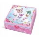 Pamiętnik z akcesoriami w pudełku w motylki