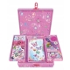 Pamiętnik z akcesoriami w pudełku w motylki