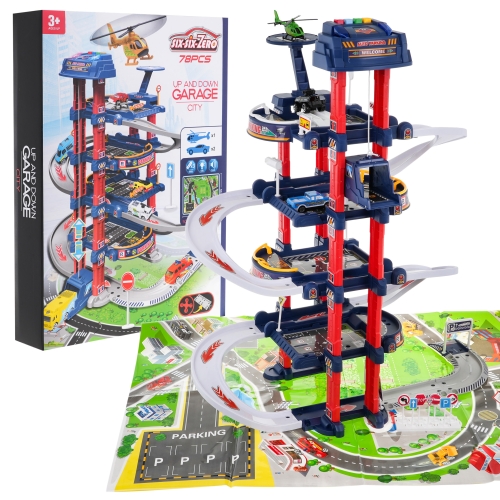 Duży Parking Interaktywny Garaż dla dzieci + AkcesoriaDuży Parking Interaktywny Garaż dla dzieci + Akcesoria