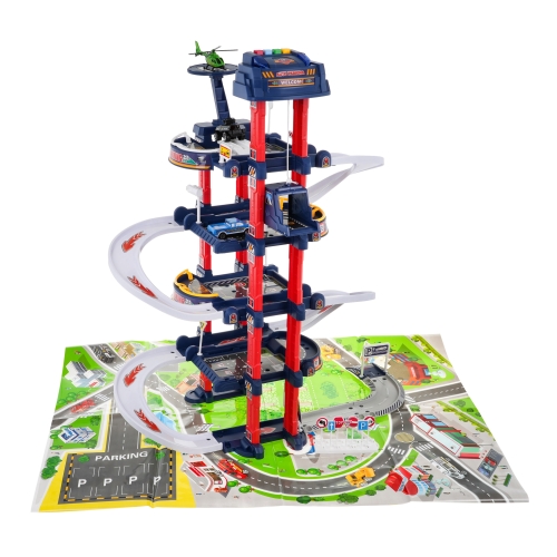 Duży Parking Interaktywny Garaż dla dzieci + Akcesoria
