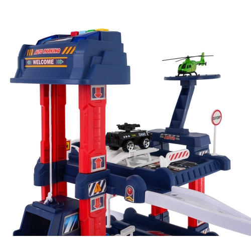 Duży Parking Interaktywny Garaż dla dzieci + Akcesoria