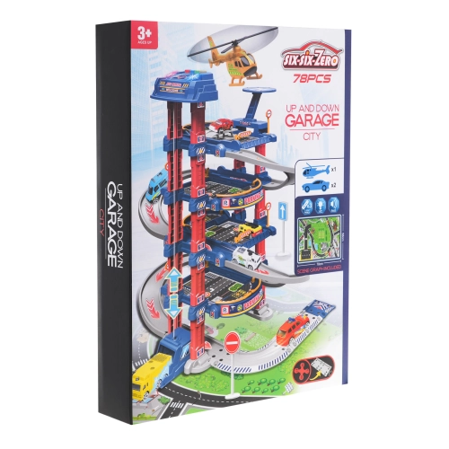 Duży Parking Interaktywny Garaż dla dzieci + Akcesoria