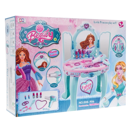 Interaktywna Toaletka Księżniczki Dźwięki Światło + Akcesoria