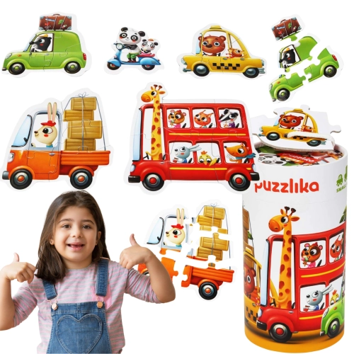 Puzzle Samochody 20 elementów