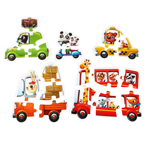 Puzzle Samochody 20 elementów