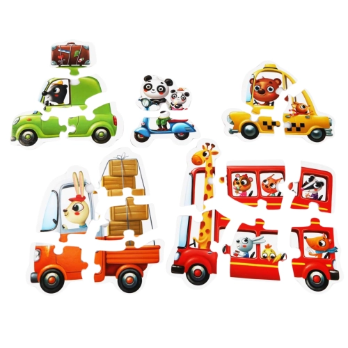 Puzzle Samochody 20 elementów