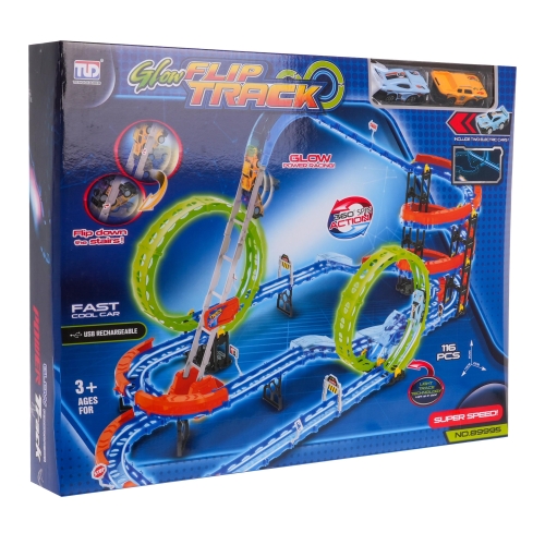 Ekstremalny Tor wyścigowy z drabiną 116 el.