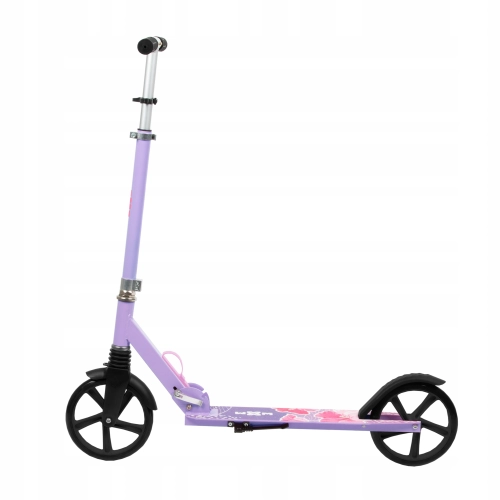 Hulajnoga miejska Dwukołowa Składana 100 kg WXM DRIFF Hibiscus