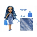 Niebieska Lalka w Stroju Kąpielowym z Akcesoriami