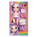 Rainbow High Swim & Style Fioletowa Lalka w Stroju Kąpielowym z Akcesoriami