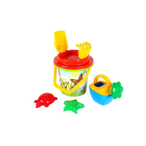 Zestaw do piasku wiaderko sitko foremki Technok 0106