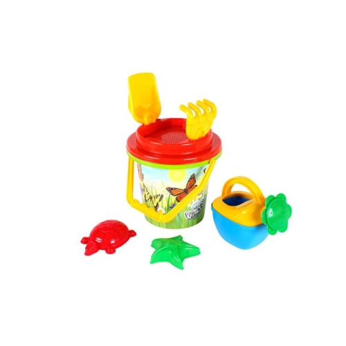 Zestaw do piasku wiaderko sitko foremki Technok 0106