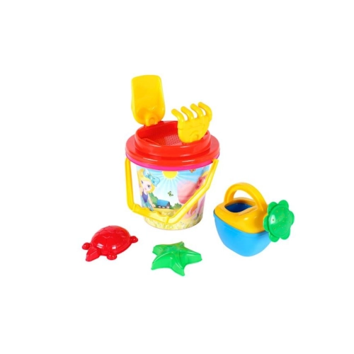 Zestaw do piasku wiaderko sitko foremki Technok 0106