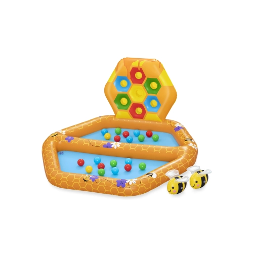 Dmuchany Basenik Pszczoły Gra sorter 20 Piłeczek 2 Dmuchane pszczoły Bestway