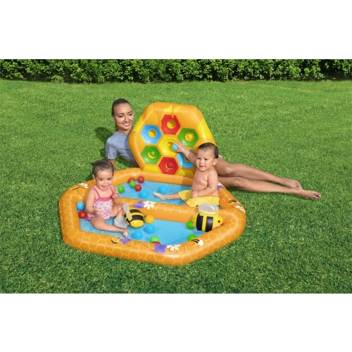 Dmuchany Basenik Pszczoły Gra sorter 20 Piłeczek 2 Dmuchane pszczoły Bestway