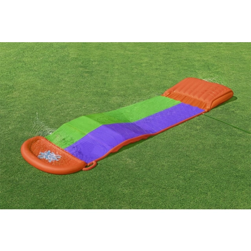 Podwójny Ślizg wodny SplashCoaster BESTWAY Tor 488cm Spryskiwacze Rampa