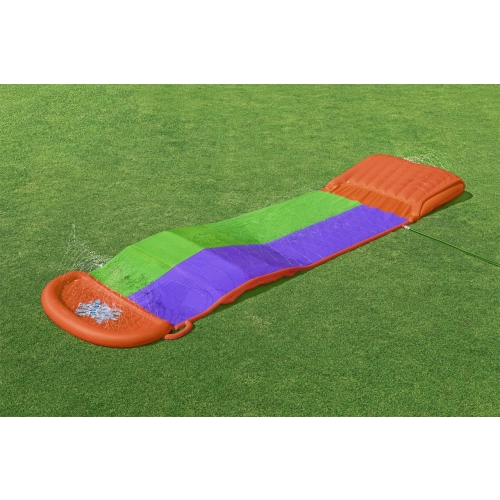 Podwójny Ślizg wodny SplashCoaster BESTWAY Tor 488cm Spryskiwacze Rampa