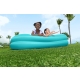 Dmuchany Basen dla rodziny 218x218x48 BESTWAY + Pływający Stolik Wyspa na napoje