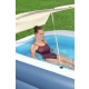 Rodzinny Basen dmuchany 254x178x140cm BESTWAY Ochrona UV + Ruchomy Daszek