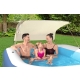 Rodzinny Basen dmuchany 254x178x140cm BESTWAY Ochrona UV + Ruchomy Daszek