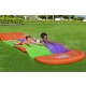 Podwójny Ślizg wodny SplashCoaster BESTWAY Tor 488cm Spryskiwacze Rampa