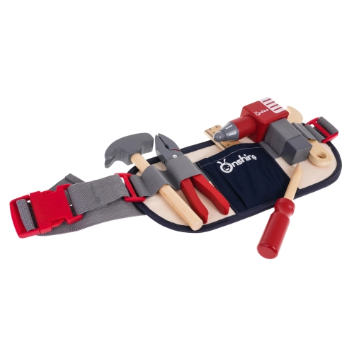 Drewniana Narzędzia z Pasem Zestaw Małego MajsterkowiczaDrewniana Narzędzia z Pasem Zestaw Małego Majsterkowicza