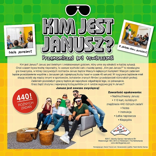 Gra planszowa Kim jest Janusz Trefl