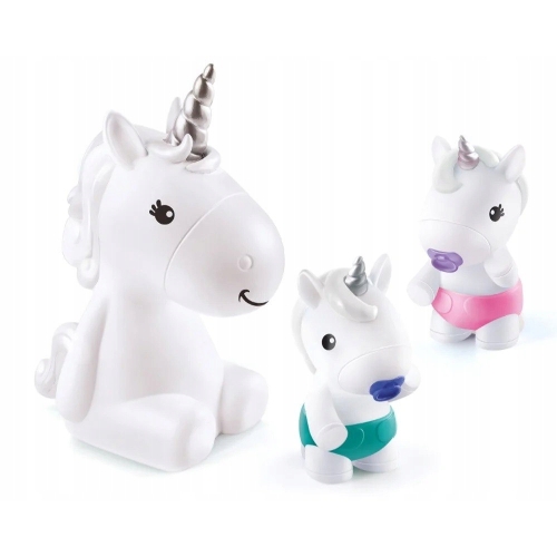 Świecące dekorożce-rodzinka jednorożców