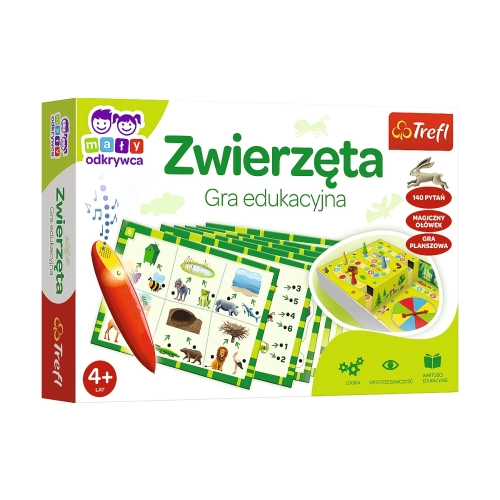Gra edukacyjna Zwierzęta Magiczny ołówek 02111