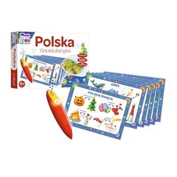 Gra edukacyjna Polska Magiczny ołówek 02114