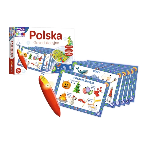 Gra edukacyjna Polska Magiczny ołówek 02114
