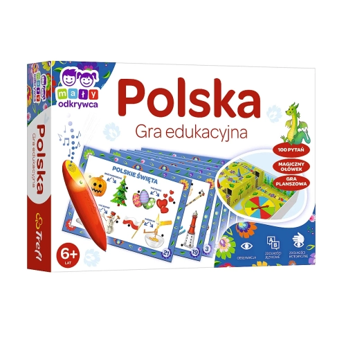 Gra edukacyjna Polska Magiczny ołówek 02114