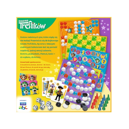 Trefl Kalejdoskop 25 Gier. Rodzina Treflików 02119