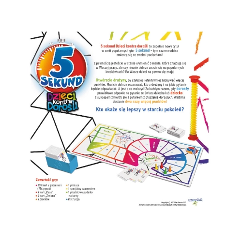 Trefl Gra 5 Sekund Dzieci Kontra Dorośli 02120