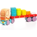 Drewniana Ciężarówka z Klockami