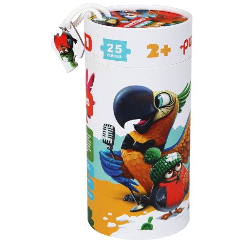 Puzzle 5w1 Ptaki 20 elementów Zestaw Układanka zwierzęta