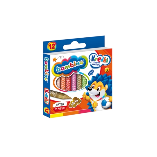 Kredki 12 kolorów Bambino
