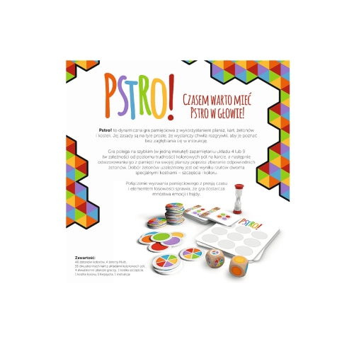 Gra pamięciowa PSTRO! Trefl 02253