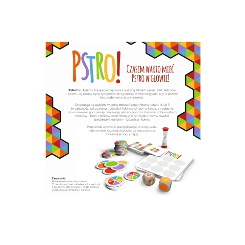 Gra pamięciowa PSTRO! Trefl 02253